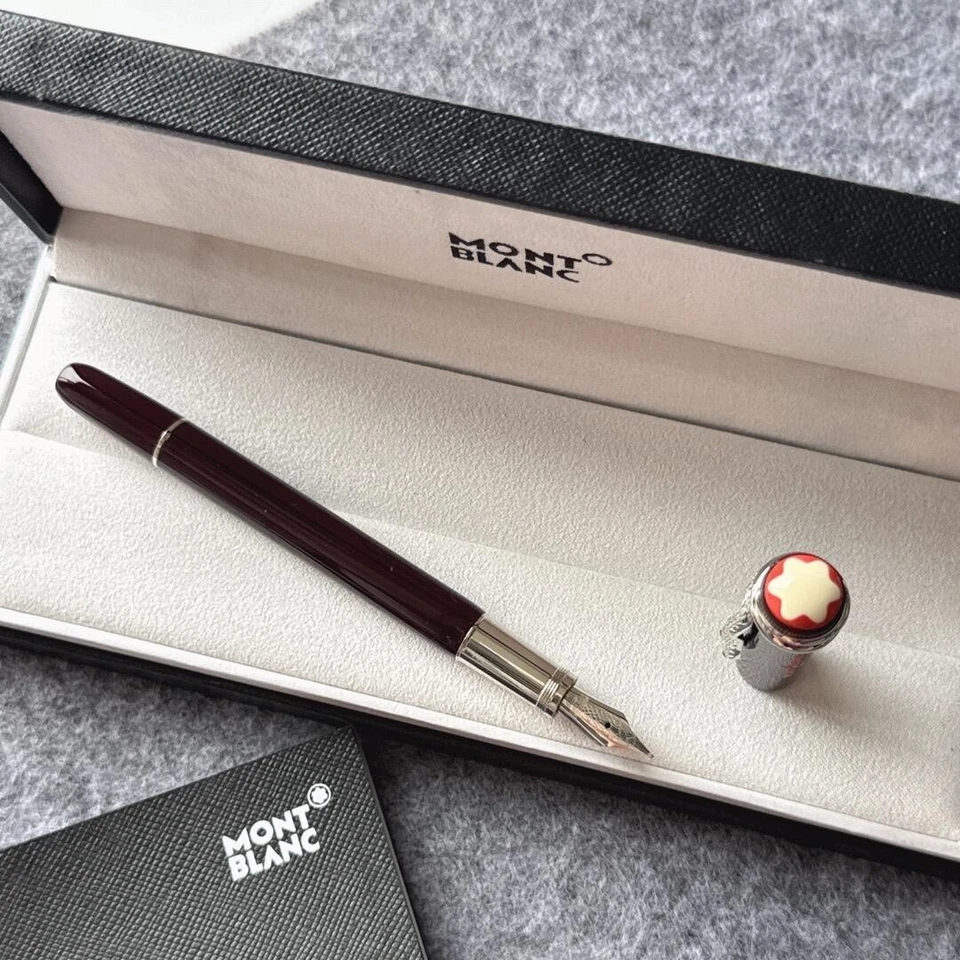 万宝龙经典豪华钢笔蛇纹图案深红色 — 第 4/4 张图片