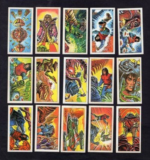 BARRATT BASSETT CARDS SURVIVAL ON STAR COLONY 9 1979 x21