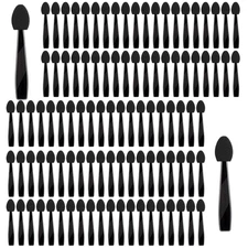 100 Disposable Dual-Sided Eyeshadow Applicators for Travel Makeup