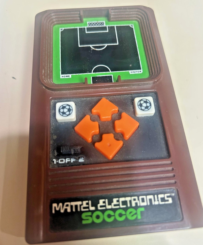 Working, Vintage 1978 Mattel Electronic Soccer Handheld Game