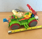 Vintage 1990 TMNT Teenage Mutant Ninja Turtles City Sewer Toilet Taxi Vehicle