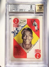 MONTE IRVIN On-Card Autograph Card 1997 Topps Stars Rookie Reprints BGS 8/10. rookie card picture