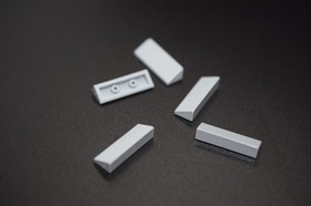 5 New LEGO Medium Stone Grey 1x3x2/3 Slope 7825 1x3 roof sloped gray 30&deg; 6594315