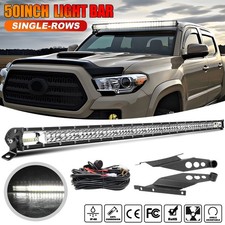 Roof 50 Spot Flood Led Light Bar Bracket For 2016-2023 Toyota Tacoma Offroad