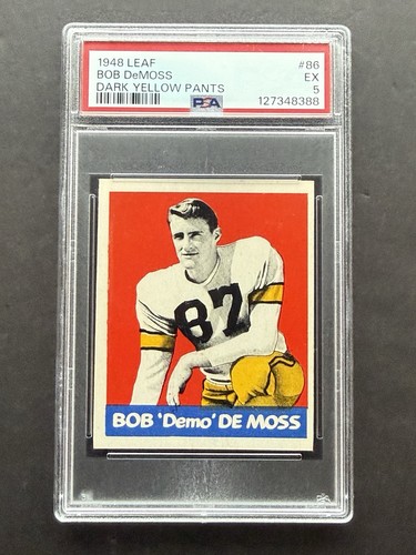 Bob DeMoss [Dark Yellow Pants] #86 1948 Leaf card