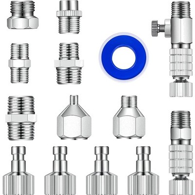 Luftdruck Adapter Set 14 Teile Airbrush Verbindung Luftkompressor Zubehör
