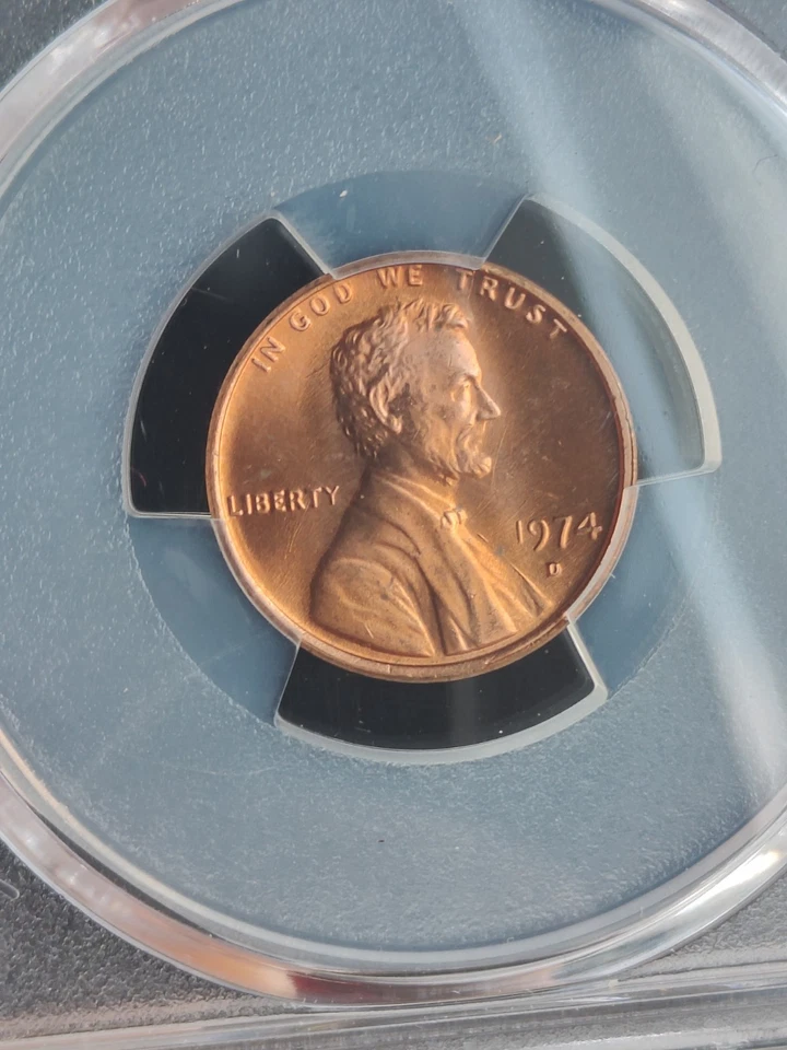 1974 D Lincoln Cent PCGS MS66RD - Image 2 of 4