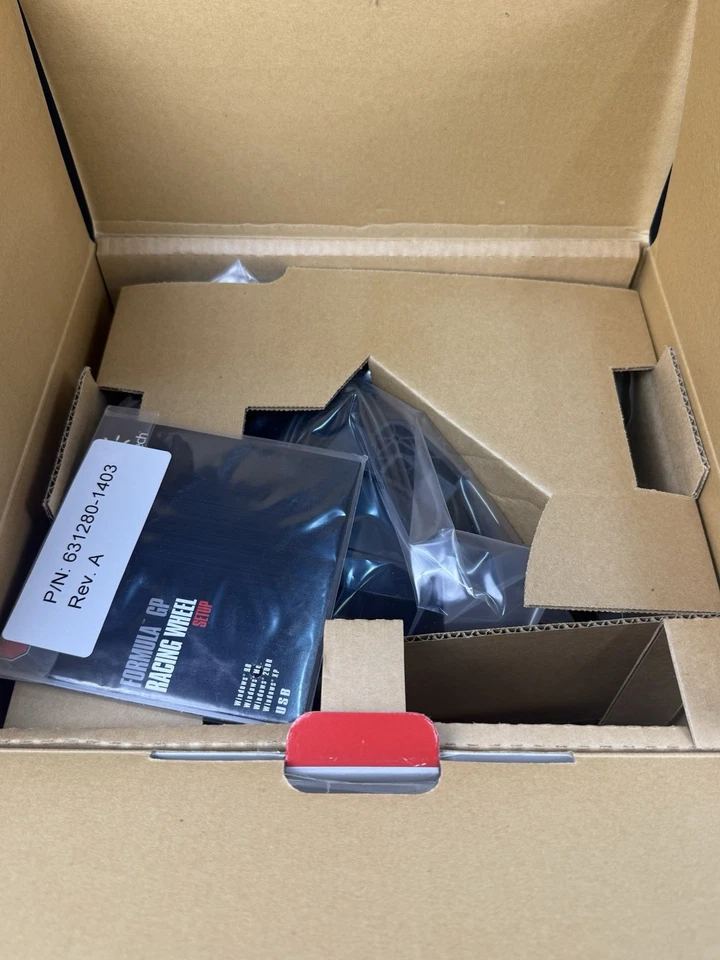 Logitech Wingman Formula GP Racing Wheel New Unused Yellow - Image 4 of 4