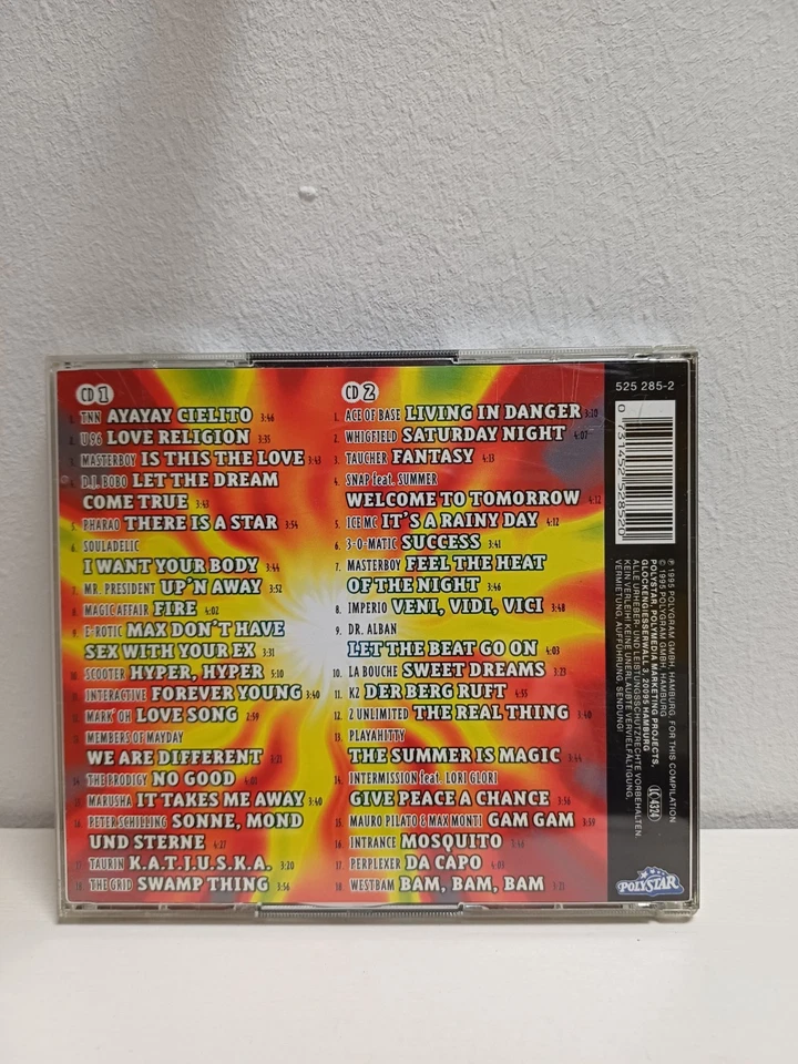 Mega Hits 95-Die Erste (Polystar) Scooter, U96, Masterboy, DJ Bobo | 2CD - Bild 2 von 3