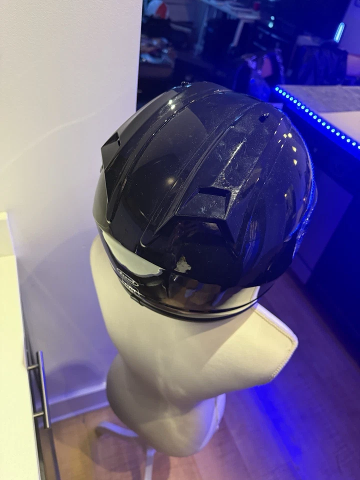 Motorcycle Helmet Full Face Helmet with Visor DOT DOT Approved Black Size - Image 4 of 4