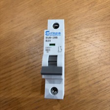 EUROPA 20 AMP TYPE B 6kA MCB CIRCUIT BREAKER EUB1