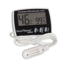 Incutherm Plus Digital Thermometer/hygrometer W Min/max Memory  Remote Probe Eg