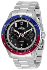 Invicta Men's 33964 Speedway Quartz Multifunction Black Dial Watch