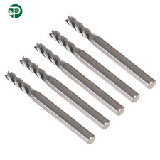 5 PACK 5/32" 4 Flute Carbide End Mill 2" Overall Length New