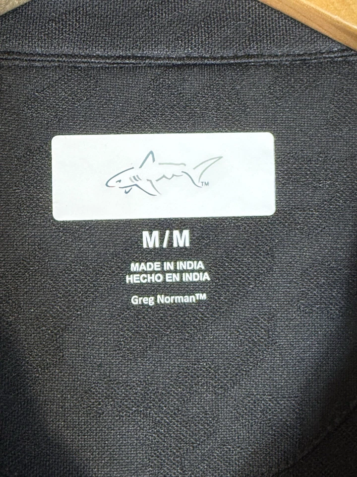 Платье-поло Greg Norman без рукавов с воротником на молнии для гольфа черное женское средний размер - Изображение 3 из 4