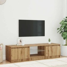 TV Cabinet with LED Lights TV Stand TV Unit Hall Entertainment Centre vidaXL