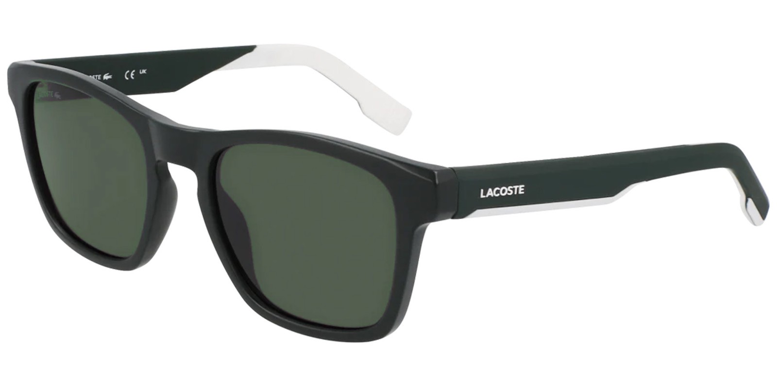 Lacoste Mens Soft Square Sport Sunglasses w Rubberized Temples - L6018S 6390₽