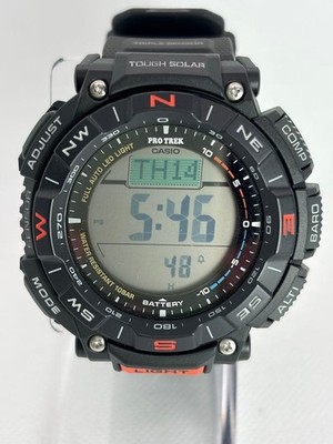 Casio Pro Trek PRG340 Solar Tough Solar Triple Sensor Watch Outdoor Model