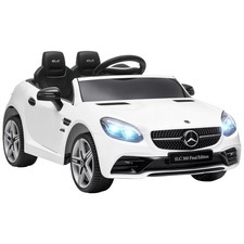 12V Ride On Toy Car for Kids with Remote Control, White