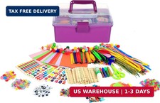 YITOHOP Arts Craft Supplies for Kids, 1000 PCS Toddler DIY Craft Art Supply Set