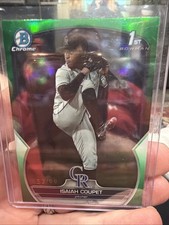 2023 Bowman Draft - Chrome Isaiah Coupet #BDC-37 True Green Refractor /99 (RC)