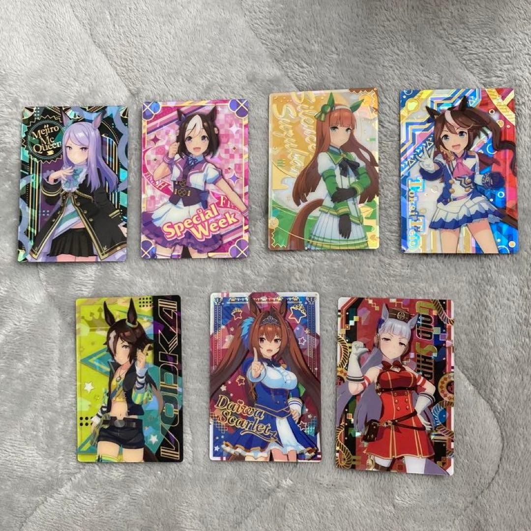 Uma Musume Wafer Clear Card Spica Set Of 7