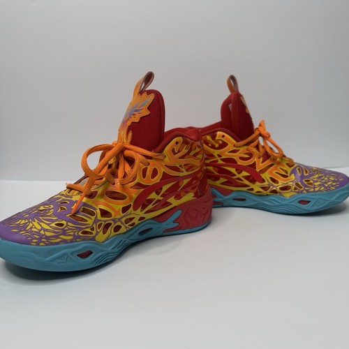 PUMA x LAMELO BALL Men’s MB.04 Phoenix Red-Orange Glow Size 5 (311308 01) - Picture 2 of 6