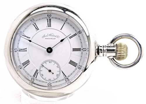 1899 Waltham 18 Size Lever Set, 17 Jewels, Nice Heavy Nickel Case. Just Restored