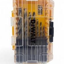 DEWALT 21-Piece Black & Gold Twist Drill Bit Set with Case DW1342 - Used/ Tier 2