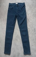 Ladies French Conection Dark Blue   skinny Jean style trousers - Size 8. New