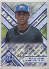 2018 Panini Elite Extra Edition Aspirations Blue 51/75 Yamal Flores #186 z6b