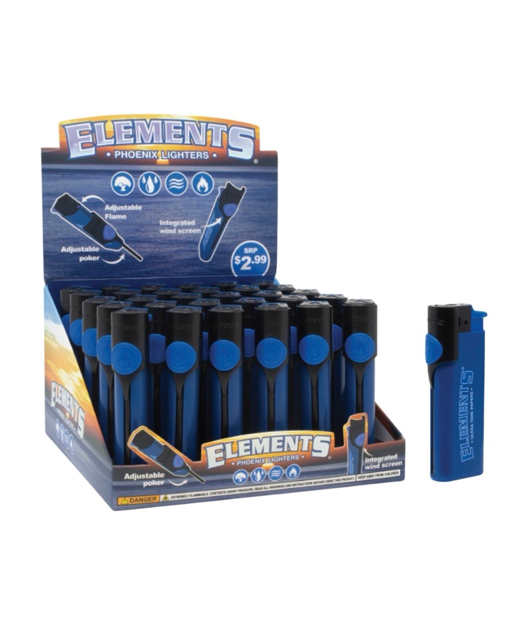 elements phoenix ultimate lighter. refillable