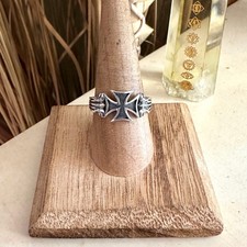 Cross Sterling Silver Ring