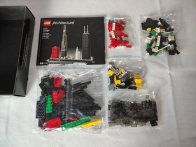 NEW Open box LEGO Architecture Chicago Skylines 21033 Complete Set Sealed Bags