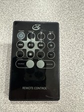 GPX HM3817DT Wireless Remote Control For GPX Wall Mountable Boombox Music System