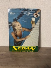 ancienne plaque tôle publicitaire biere de l'est sedan rare