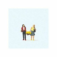 Shopping-Team Figur - Oo/Ho Spurweite Ready-To-Use Preiser 28200