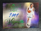 2025 Leaf In The Game Used Sports Vignette Green Ja Morant 1/3 Auto Autograph