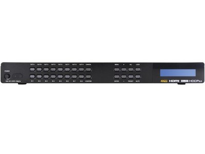 A-NeuVideo ANI-88HDRH 8x8 HDR HDCP 2.2 4K/60Hz HDMI 18G Matrix Switcher Scaler