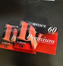 2 Sony DVC Digital Video Mini DV Premium Cassette Tape - 60 Minutes LP-90 Japan