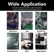 LED Machine Light 15W With 50cm Flexible Gooseneck Magnetic Base Shop Tool Lamp