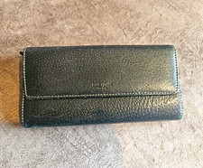 Kate Spade Black Leather Bi-Fold Wallet Purse