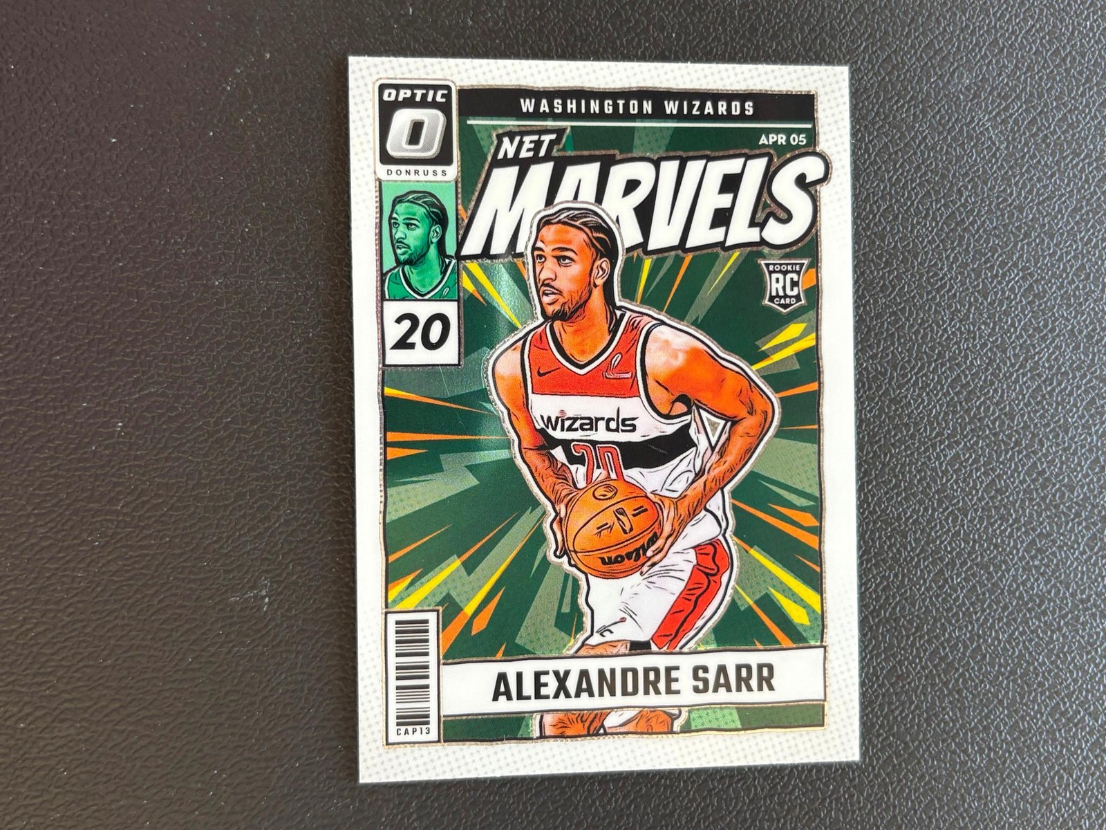 Alexandre Sarr 2024-25 Optic Net Marvels Insert Rookie RC Wizards C69