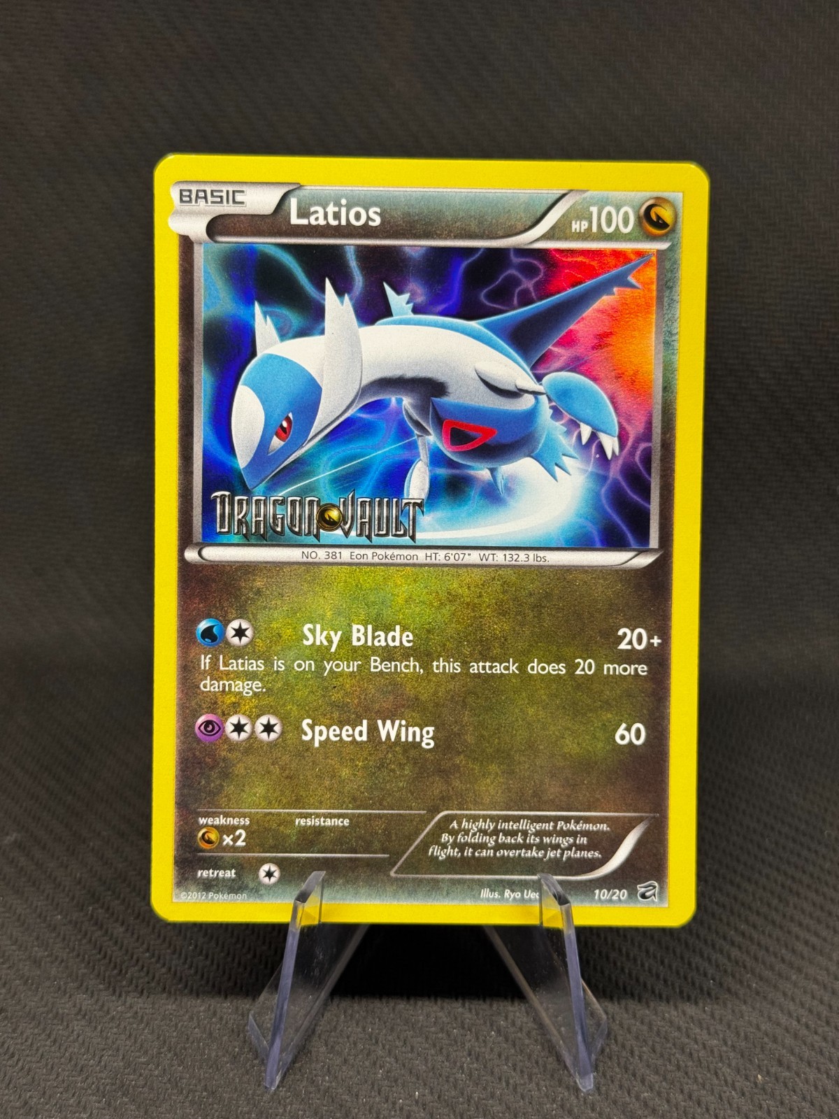 Pokémon TCG Latios Dragon Vault 10/20 Holo Promo Stamped NM