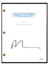Nicolas Cage Signed Autographed FACE/OFF Movie Script Screenplay ACOA COA