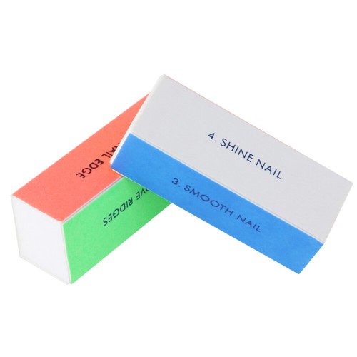10PCS Washable 4-Way Nail Shiner Sponge Nail Files Nail Buffers Sanding Blocks - Picture 3 of 11