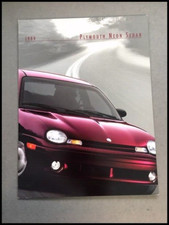 1999 Plymouth Neon Sedan Vintage Car Brochure Catalog