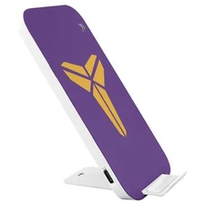 Kobe Mamba Phone Charger, Wireless Device with Purple and Gold Logo, Perfect for