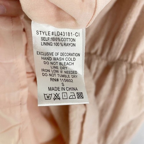 Lush Off Shoulder Dress Pom Pom Layered Small Pink - Picture 3 of 10
