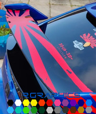Spoiler vinyl decal for Civic MK9 FK2 : Rising Sun Blade version : JDM Style